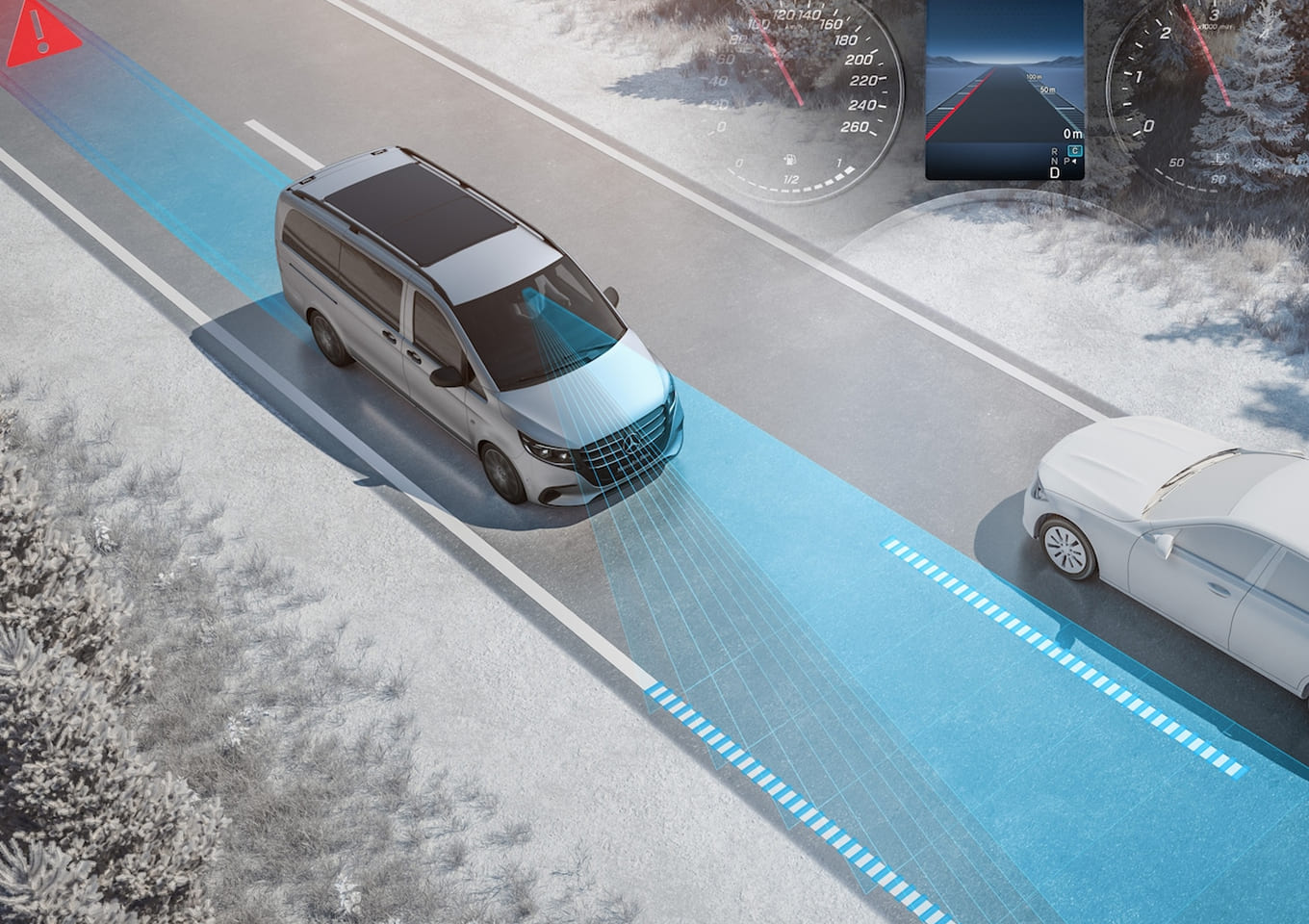 Mercedes Vito side profile – versatile XL van for group travel